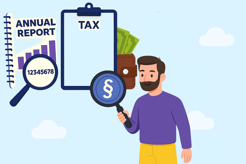 Bogføring og årsrapport – illustration af regnskab og indberetning for virksomheder