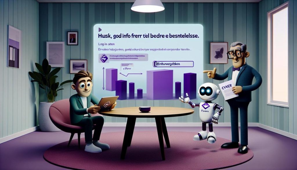 "Cartoon af erhvervsteam omgivet af regnskaber, Flows forklarer, juridisk rådgiver tilstede."