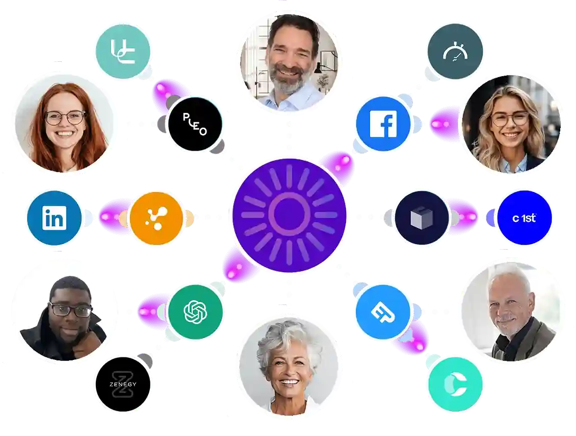 Grafisk element fra Flows Systems, specialister i Make.com-løsninger inden for regnskab, ERP, webshop, lager, WMS, POS, marketing, abonnement, filintegration, AI og dokumenthåndtering